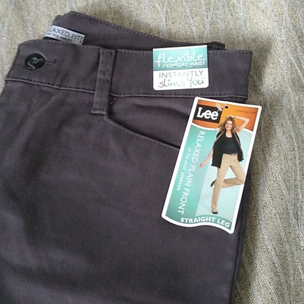 Lee Dark Gray Pants Size 8 Short